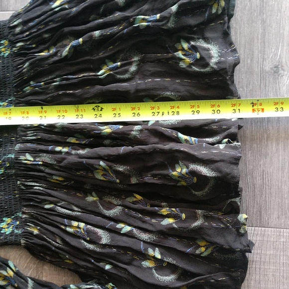 Free People Wild Horses  smocked mini dress - Picture 6 of 7